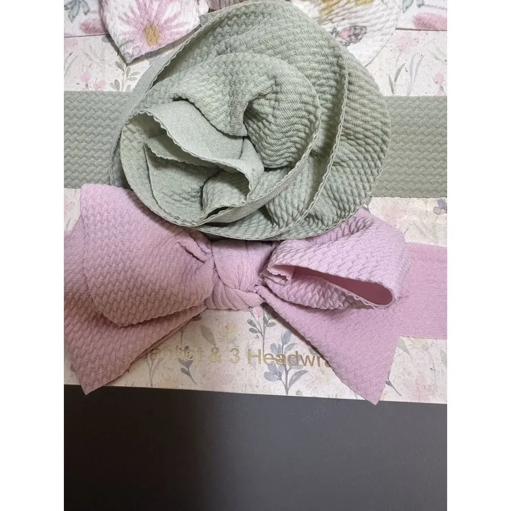 New Baby/toddler Baby Chic 3 Pack‎ Bow Head Bands Adorable